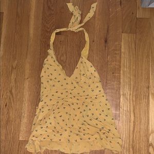 flowy halter top
